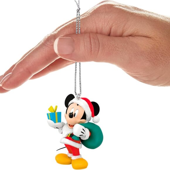 Hallmark's "All About Mickey!" ornament 2024 Santa Mickey Mouse Collectible - Picture 4 of 6